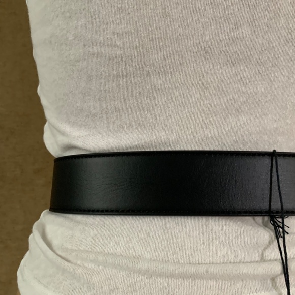 Versace Square Buckle Tribute Belt in Black main image 5